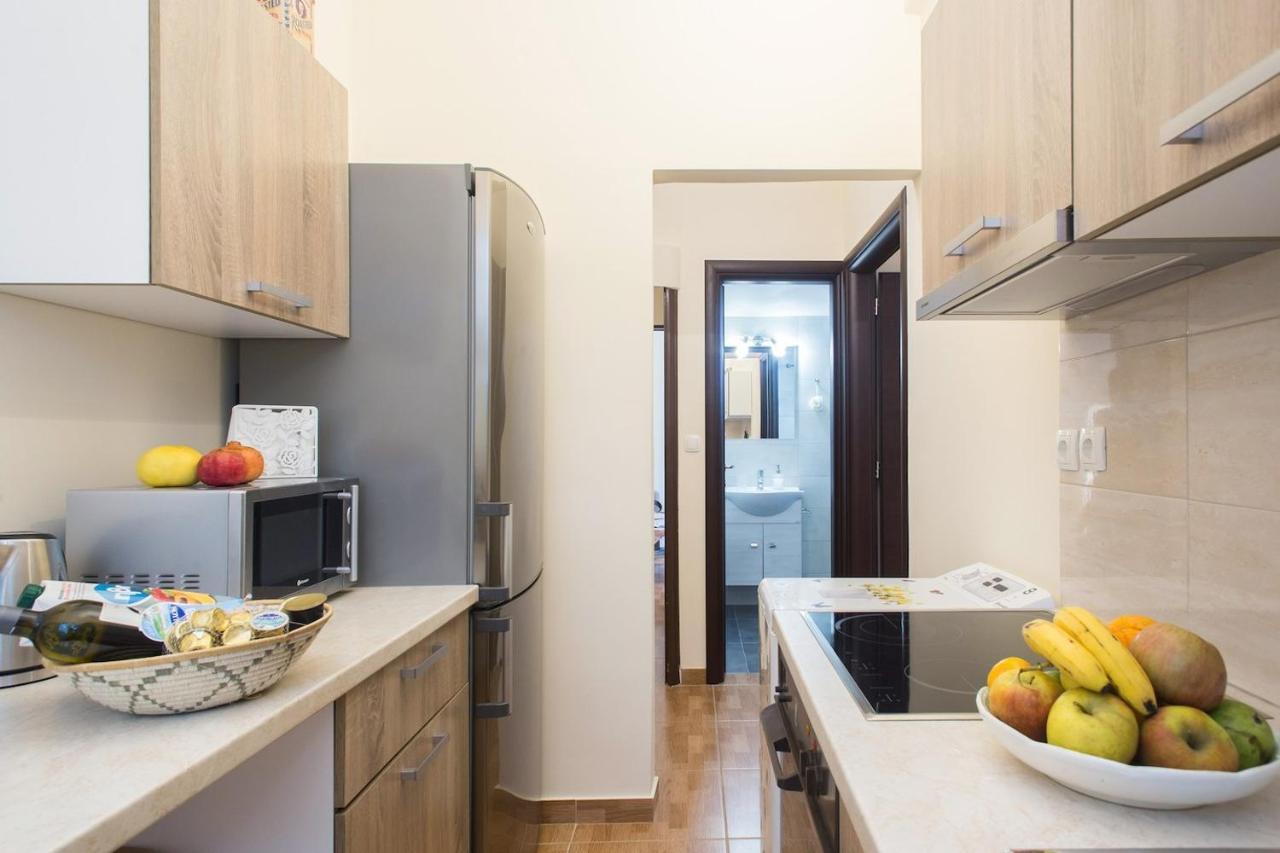 60m² 2 slaapkamer, 1 privé badkamer Appartement in Acropolis - Koukaki Athene Buitenkant foto